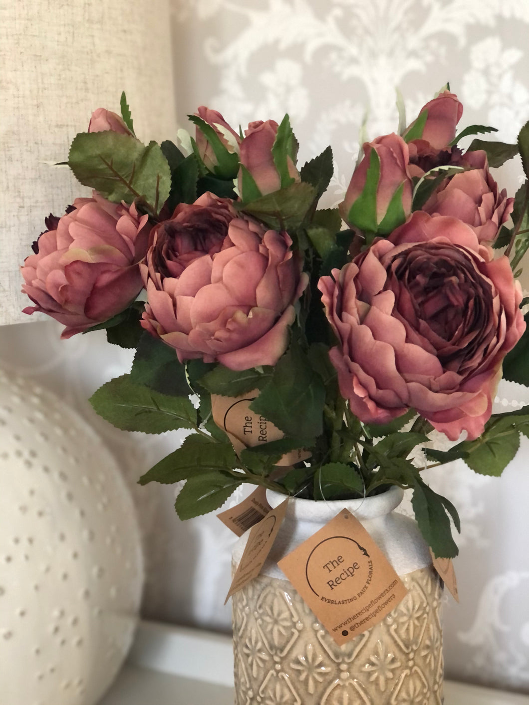 Dusky Pink Rose Peony