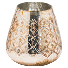 Load image into Gallery viewer, Etched Burnished Glass Lantern
