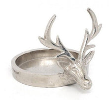 Load image into Gallery viewer, Silver Reindeer Candle Holder
