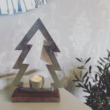 Load image into Gallery viewer, Aluminium Tree Candle Holder
