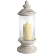 Load image into Gallery viewer, Large Stone &amp; Glass Lantern
